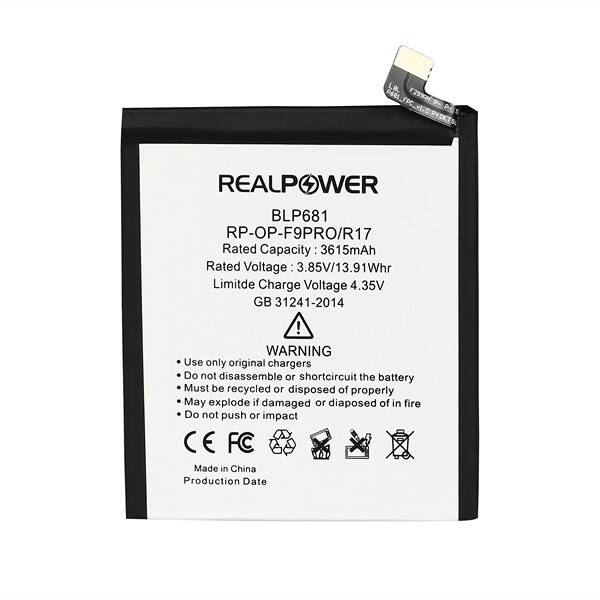 RealPower Oppo Uyumlu R17 Batarya 3615mah