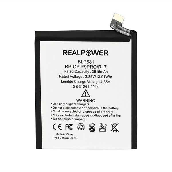 RealPower Oppo Uyumlu R17 Batarya 3615mah