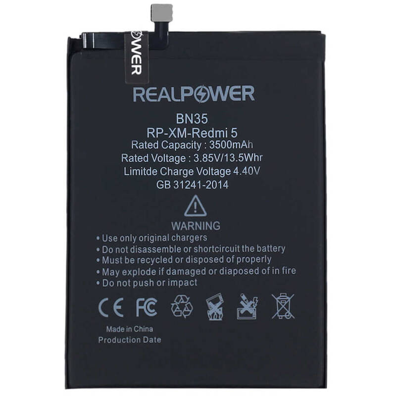 RealPower Xiaomi Uyumlu Redmi 5 Batarya 3500mah