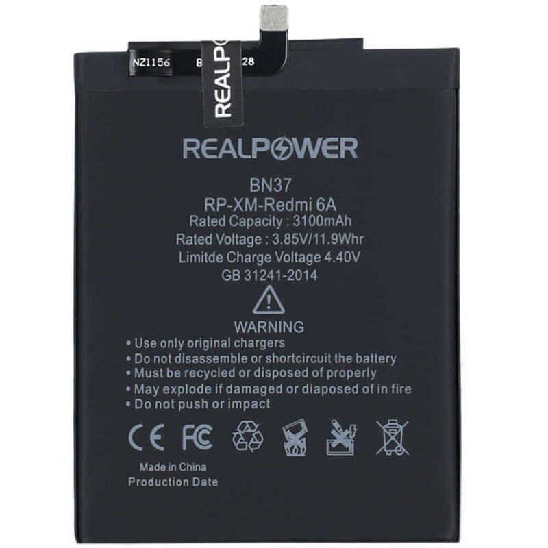 RealPower Xiaomi Uyumlu Redmi 6a Batarya 3100mah