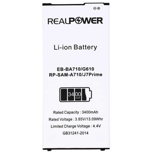RealPower Samsung Uyumlu Galaxy A7 2016 A710 Batarya 3400mah - Thumbnail