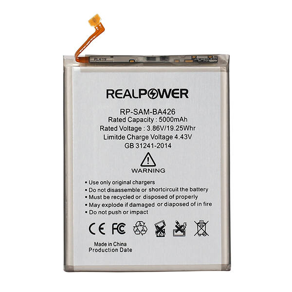 RealPower Samsung Uyumlu Galaxy M32 M325 Batarya 5000mah