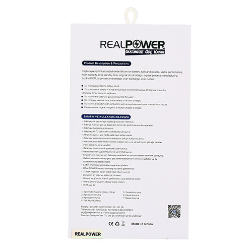 RealPower Samsung Uyumlu Galaxy M32 M325 Batarya 5000mah - Thumbnail