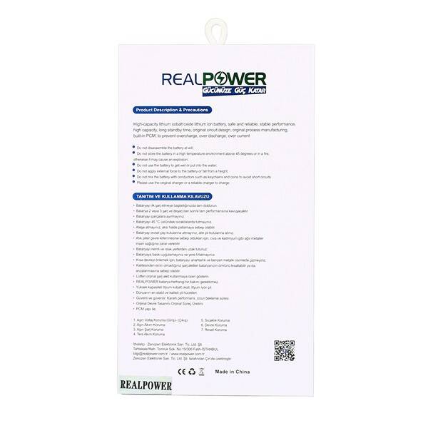 RealPower Samsung Uyumlu Galaxy Tab 4 T535 Batarya 6800mah