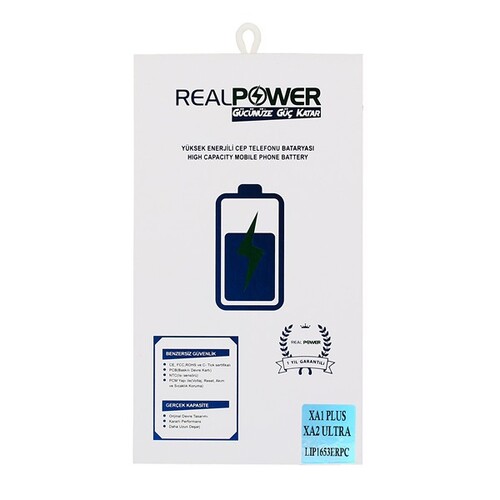 RealPower Sony Uyumlu Xperia Xa2 Ultra Batarya 3700mah - Thumbnail