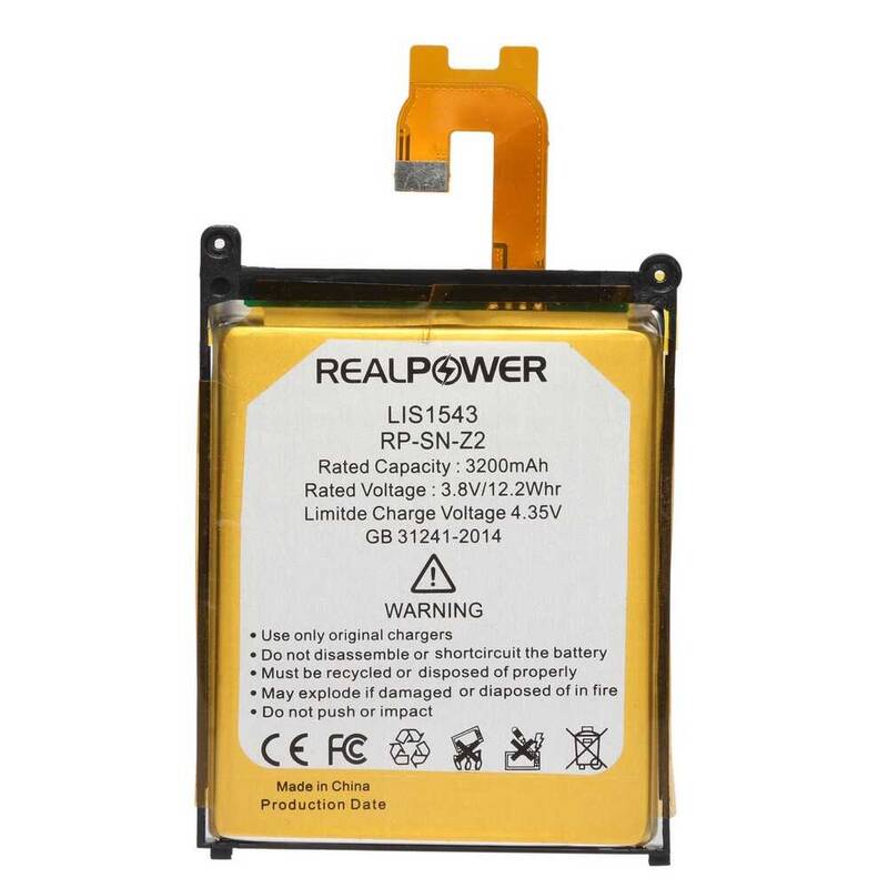 RealPower Sony Uyumlu Xperia Z2 Batarya 3200mah