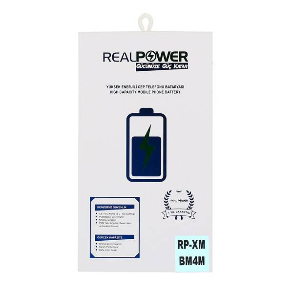 RealPower Xiaomi Uyumlu Mi 10 Pro 5g Batarya 4500mah