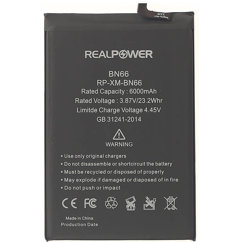 RealPower Xiaomi Uyumlu Poco C40 Batarya