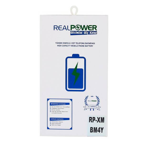 RealPower Xiaomi Uyumlu Redmi K40 Pro Batarya Pil