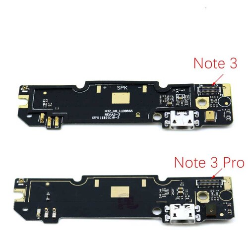 Xiaomi Uyumlu Redmi Note 3 Şarj Soketli Mikrofon Bordu 24 Pin - Thumbnail
