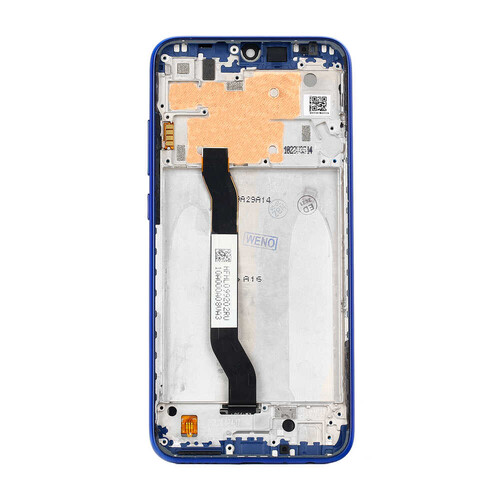 Redmi Uyumlu Note 8 Lcd Ekran Mavi Çıtalı - Thumbnail