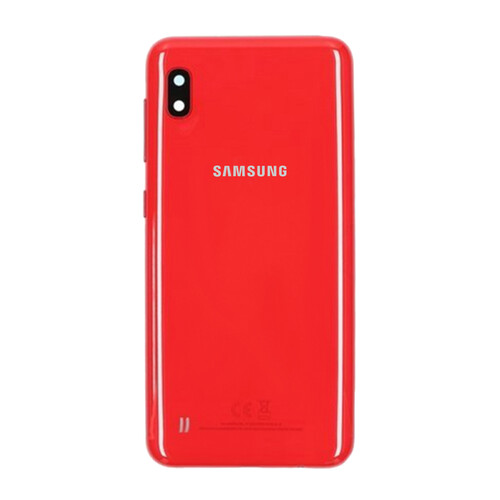 Samsung Uyumlu Galaxy A10 A105 Arka Kapak Kırmızı - Thumbnail