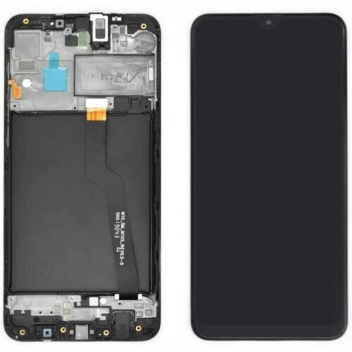 Samsung Uyumlu Galaxy A10 A105 Lcd Ekran Siyah Revizyonlu Çıtalı - Thumbnail