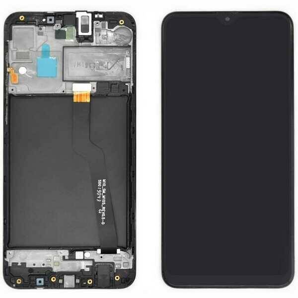 Samsung Uyumlu Galaxy A10 A105 Lcd Ekran Siyah Revizyonlu Çıtalı