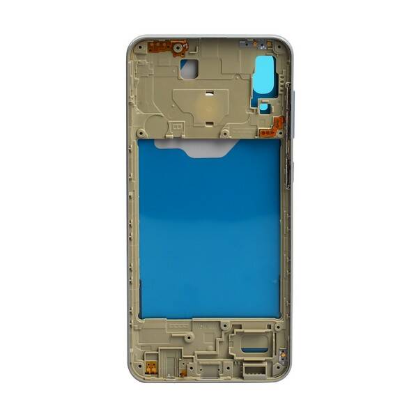 Samsung Uyumlu Galaxy A30 A305 Kasa Kapak Beyaz Çıtasız