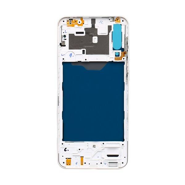 Samsung Uyumlu Galaxy A30 A305 Kasa Kapak Gri Çıtasız
