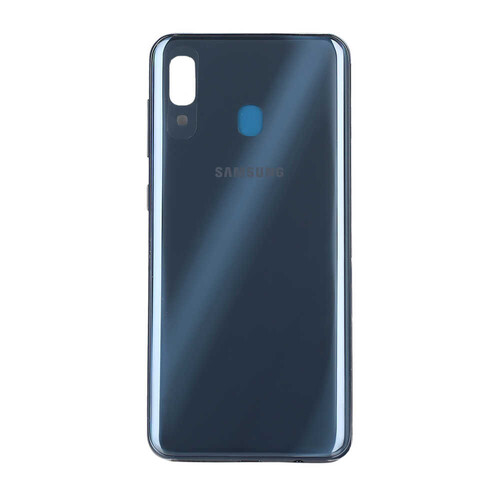 Samsung Uyumlu Galaxy A30 A305 Kasa Kapak Siyah Çıtasız - Thumbnail