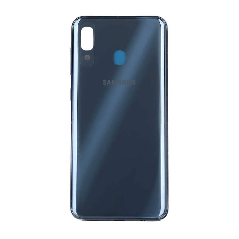 Samsung Uyumlu Galaxy A30 A305 Kasa Kapak Siyah Çıtasız