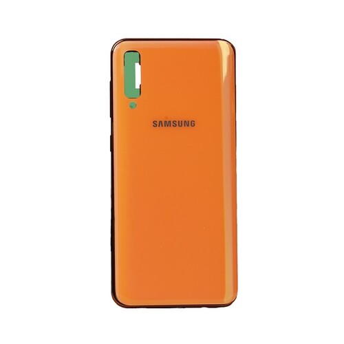 Samsung Uyumlu Galaxy A50 A505 Kasa Kapak Turuncu Çıtasız - Thumbnail