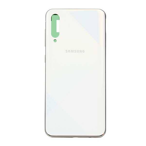 Samsung Uyumlu Galaxy A50s A507 Kasa Kapak Beyaz Çıtasız