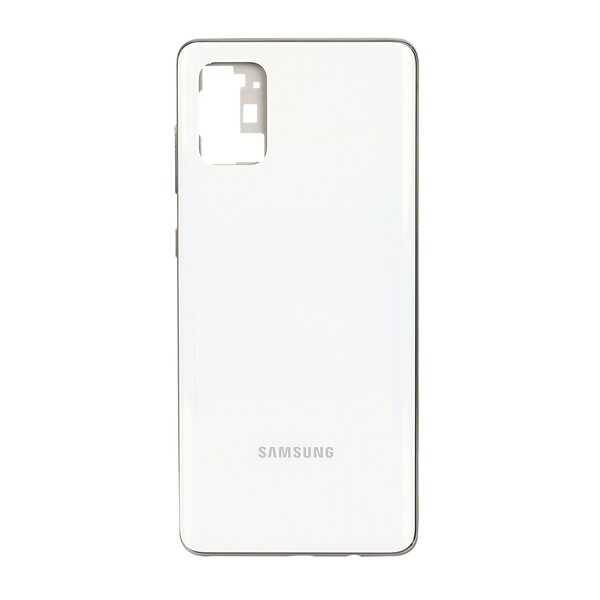 Samsung Uyumlu Galaxy A71 A715 Kasa Kapak Beyaz Çıtasız