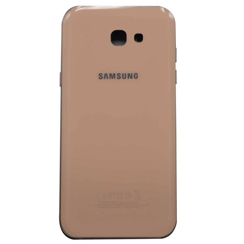 Samsung Uyumlu Galaxy A720 Kasa Kapak Rose Çıtasız