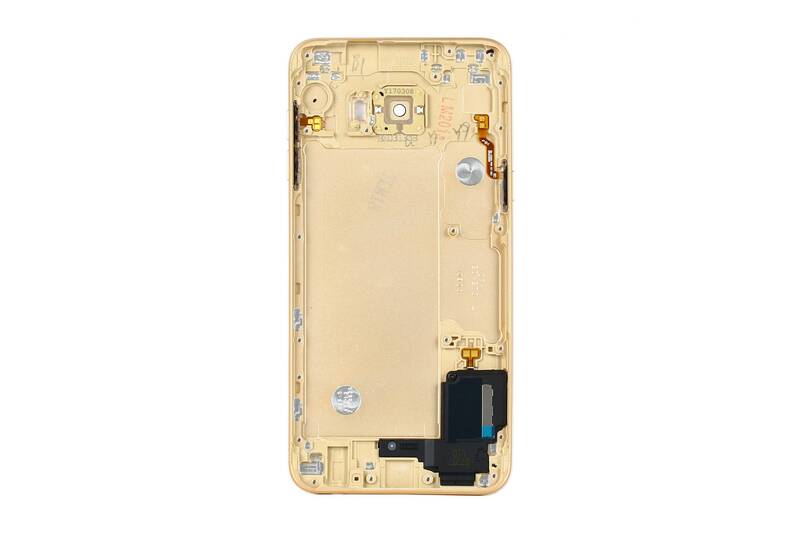 Samsung Uyumlu Galaxy C5 Pro C5010 Kasa Kapak Gold Çıtasız