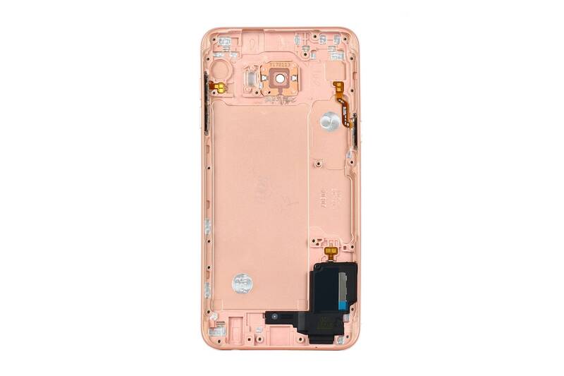 Samsung Uyumlu Galaxy C5 Pro C5010 Kasa Kapak Rose Çıtasız