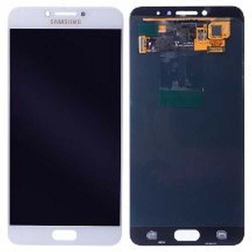 Samsung Uyumlu Galaxy C7 Pro C7010 Lcd Ekran Beyaz Servis GH97-20149A - Thumbnail