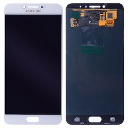 Samsung Uyumlu Galaxy C7 Pro C7010 Lcd Ekran Beyaz Servis GH97-20149A - Thumbnail