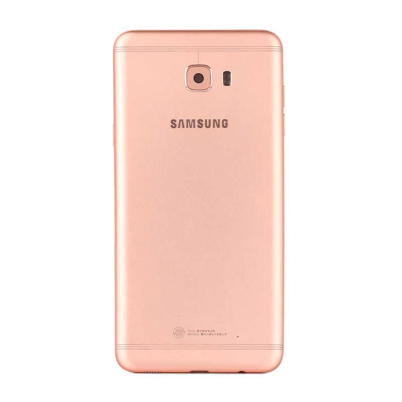 Samsung Uyumlu Galaxy C9 Pro Kasa Kapak Rose Çıtasız