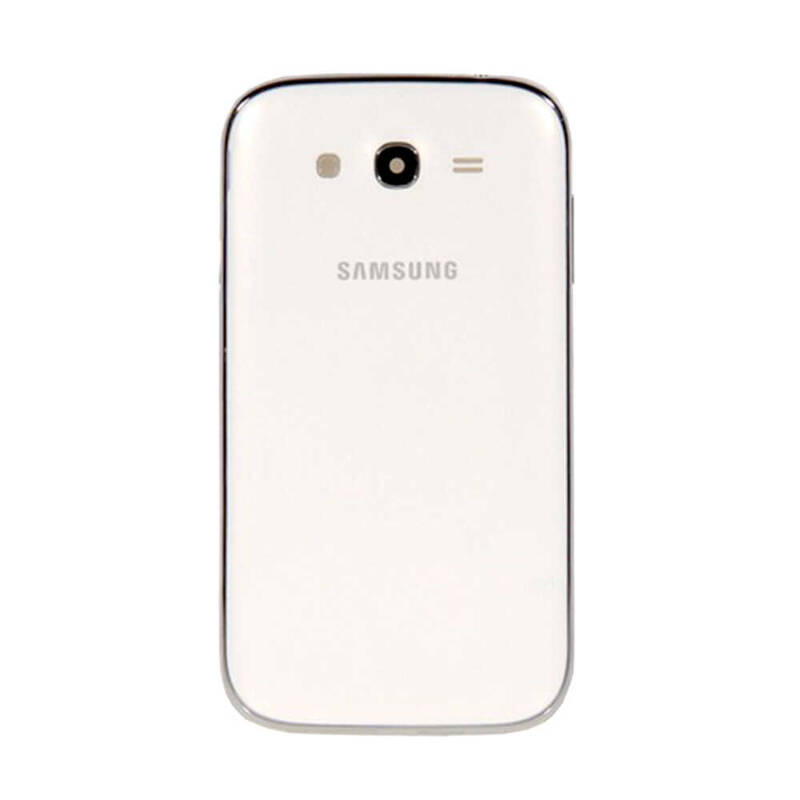 Samsung Uyumlu Galaxy Grand Neo I9060 Kasa Kapak Beyaz Duos Çıtasız