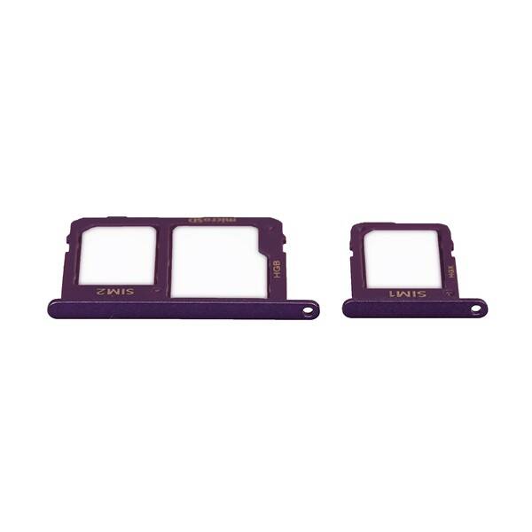 Samsung Uyumlu Galaxy J4 J400 Sim Kart Tepsisi Violet