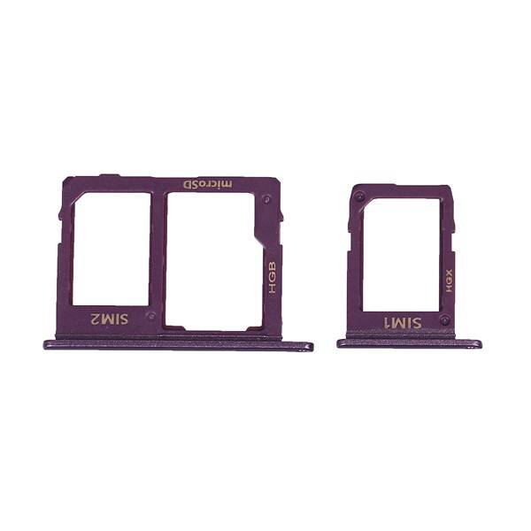 Samsung Uyumlu Galaxy J4 J400 Sim Kart Tepsisi Violet