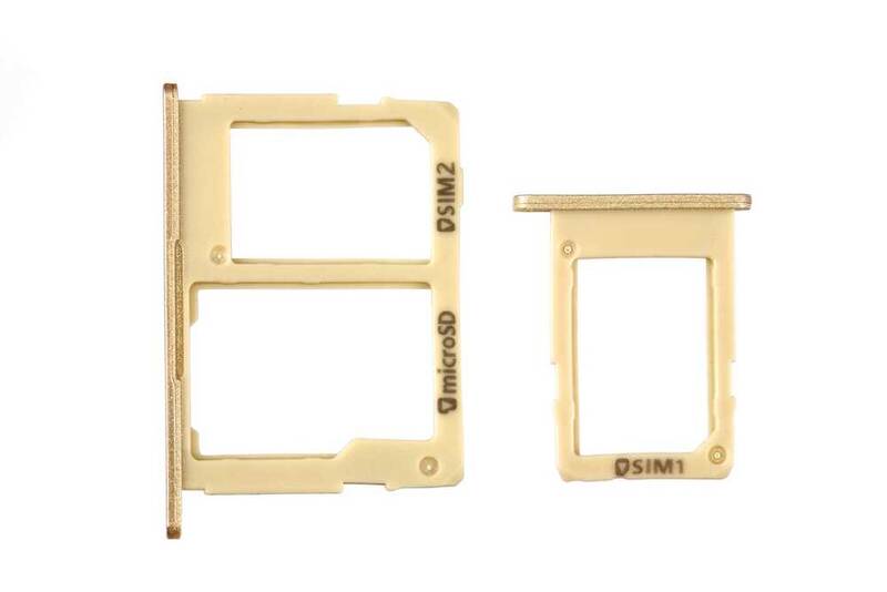 Samsung Uyumlu Galaxy J5 Prime G570 Sim Kart Tepsisi Gold Çift