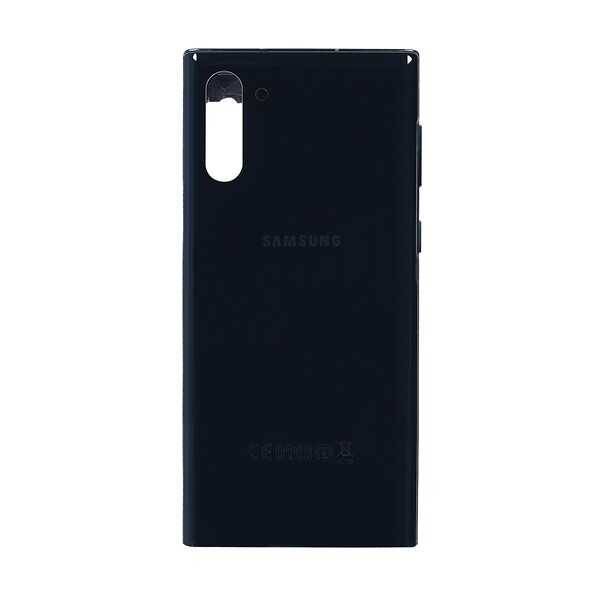 Samsung Uyumlu Galaxy Note 10 N970 Kasa Kapak Siyah Çıtalı
