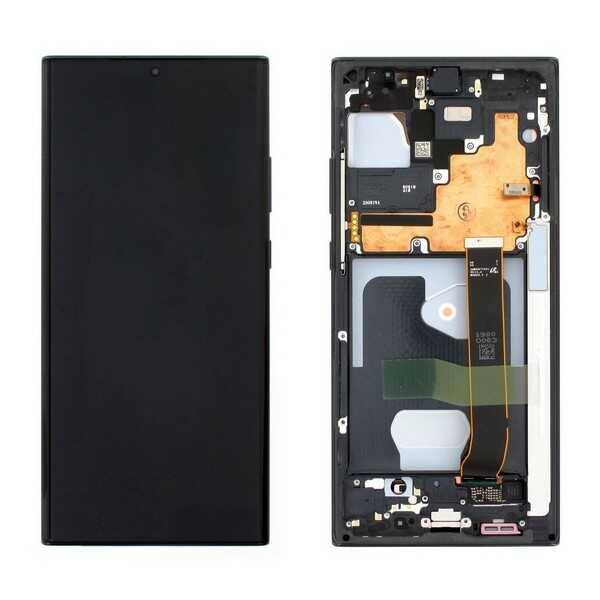 Samsung Uyumlu Galaxy Note 20 Ultra N986 Lcd Ekran Siyah Servis Gh82-23596a