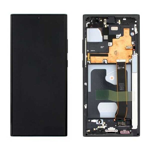 Samsung Uyumlu Galaxy Note 20 Ultra N986 Lcd Ekran Siyah Servis Gh82-23596a - Thumbnail