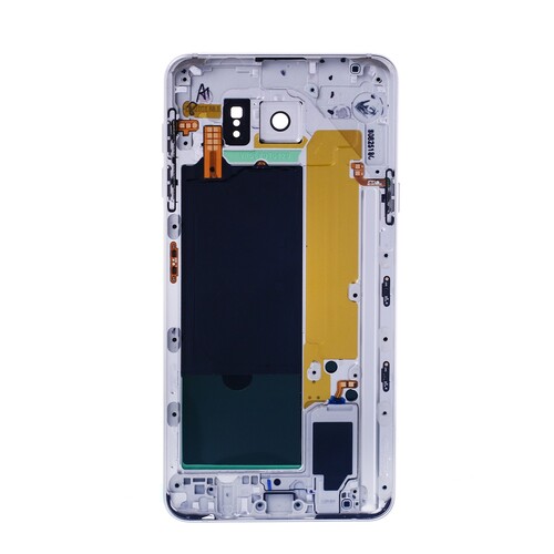 Samsung Uyumlu Galaxy Note 5 N920 Kasa Kapak Beyaz Çıtasız - Thumbnail
