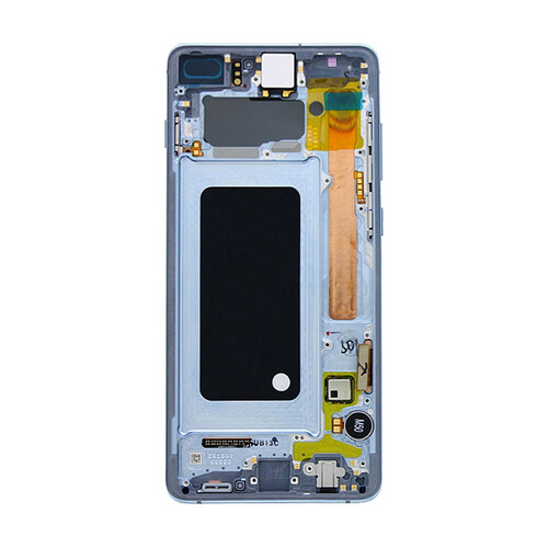 Samsung Uyumlu Galaxy S10 Plus G975 Lcd Ekran Mavi Servis Gh82-18834c - Thumbnail