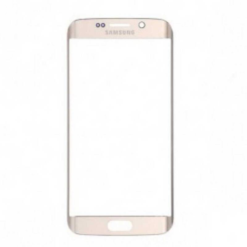 Samsung Uyumlu Galaxy S6 Edge G925 Touch Gold Çıtasız