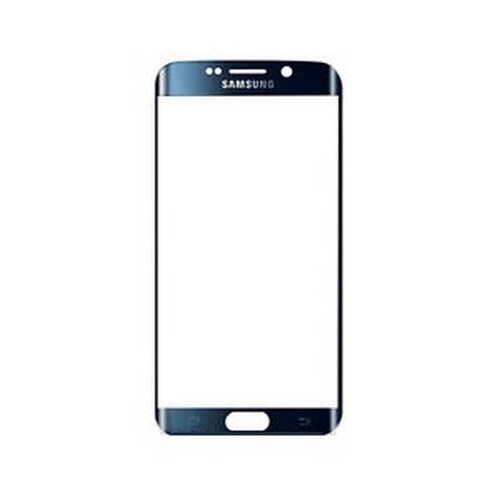Samsung Uyumlu Galaxy S6 Edge Plus G928 Dokunmatik Mavi Çıtasız - Thumbnail