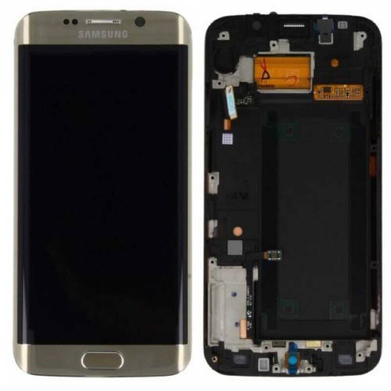 Samsung Uyumlu Galaxy S7 Edge G935 Lcd Ekran Gold Revizyonlu