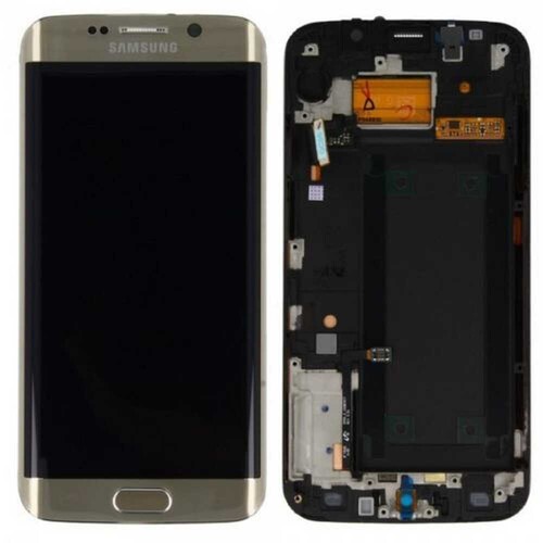 Samsung Uyumlu Galaxy S7 Edge G935 Lcd Ekran Gold Servis GH97-18767C - Thumbnail
