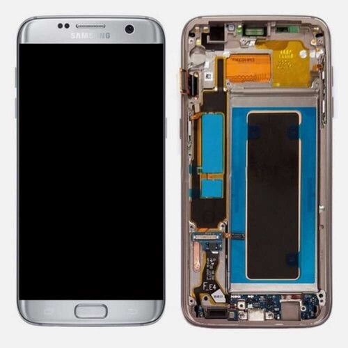 Samsung Uyumlu Galaxy S7 Edge G935 Lcd Ekran Gümüş Revizyonlu - Thumbnail