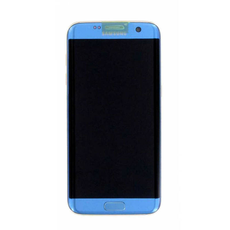 Samsung Uyumlu Galaxy S7 Edge G935 Lcd Ekran Mavi Servis GH97-18533G