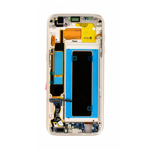 Samsung Uyumlu Galaxy S7 Edge G935 Lcd Ekran Mavi Servis GH97-18533G - Thumbnail