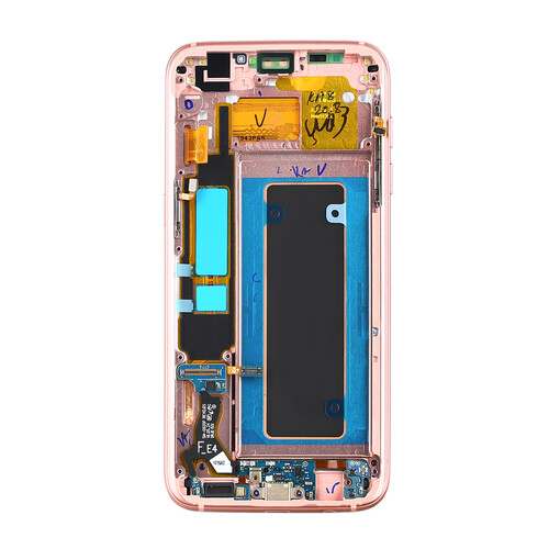 Samsung Uyumlu Galaxy S7 Edge G935 Lcd Ekran Rose Servis GH97-18533E - Thumbnail