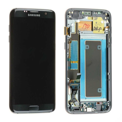 Samsung Uyumlu Galaxy S7 Edge G935 Lcd Ekran Siyah Servis GH97-18767A - Thumbnail