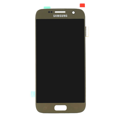 Samsung Uyumlu Galaxy S7 G930 Lcd Ekran Gold Oled - Thumbnail